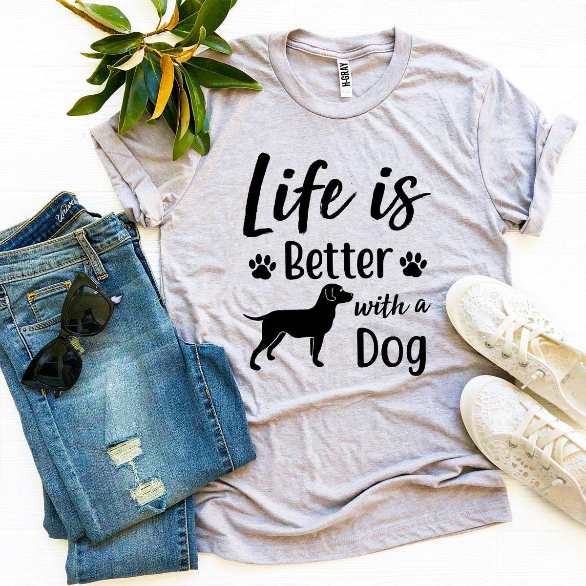 Better With a Dog T-Shirt
