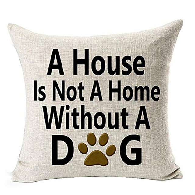 Best Dog Cotton Pillow Cover
