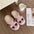 Women Slippers Warm Cute Home Cat Plush Flats Casual Shoes