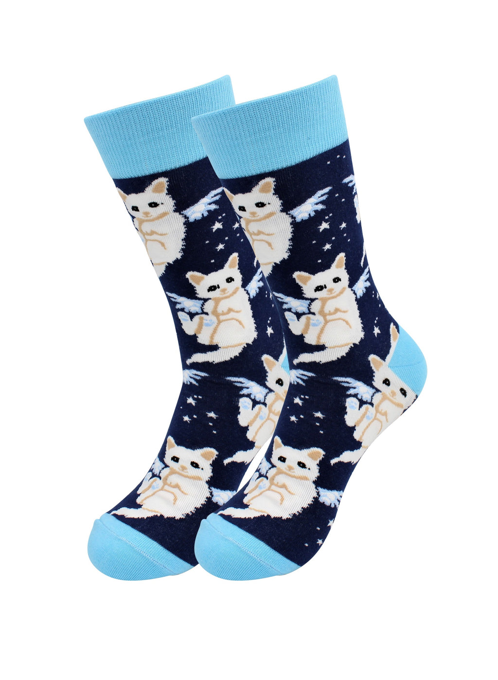 Cat Angel Socks