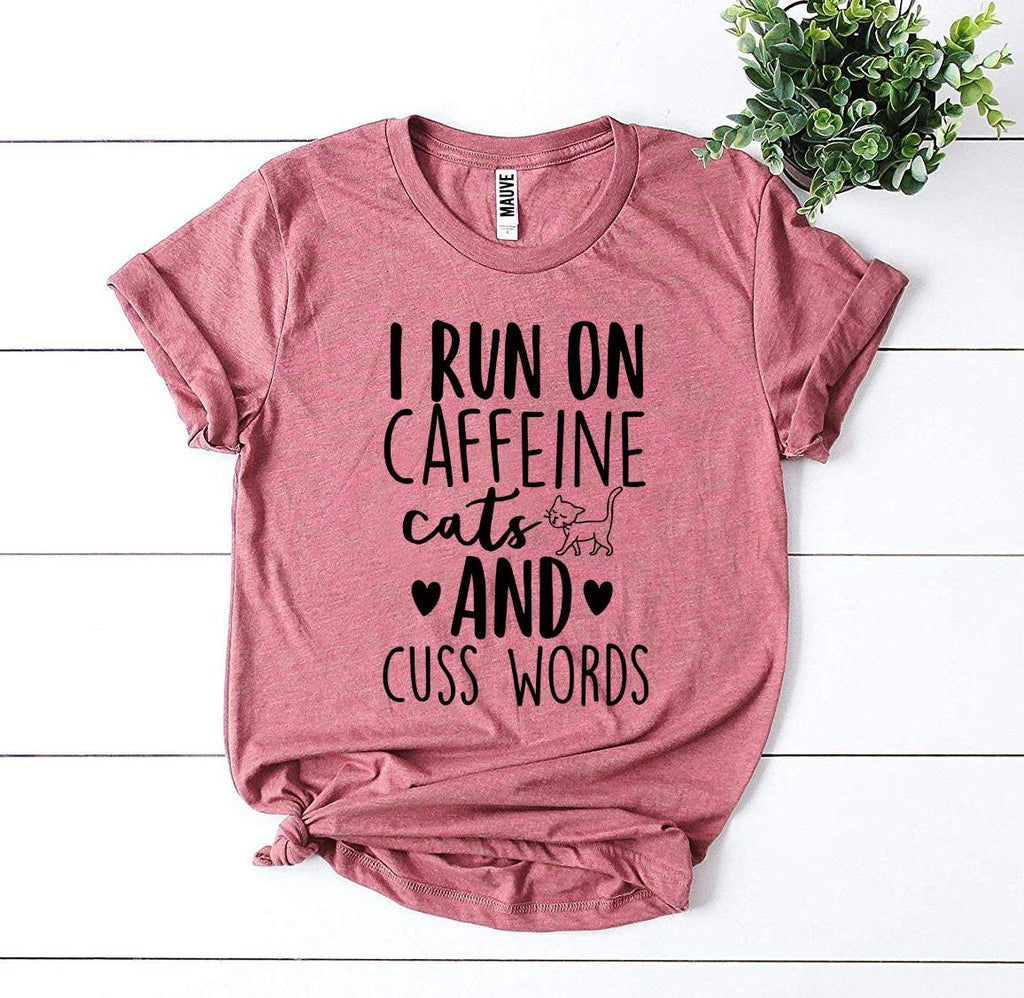 Caffeine Cats & Cuss T-shirt