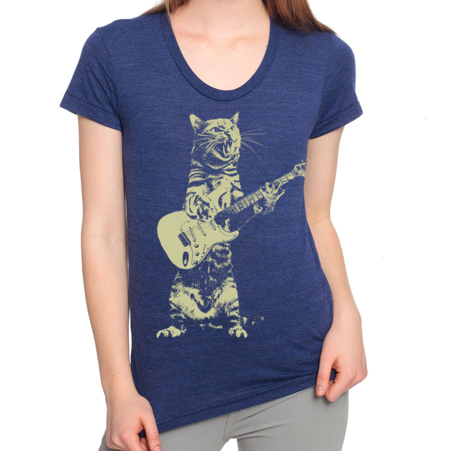 Cat playing guitar T-Shirt