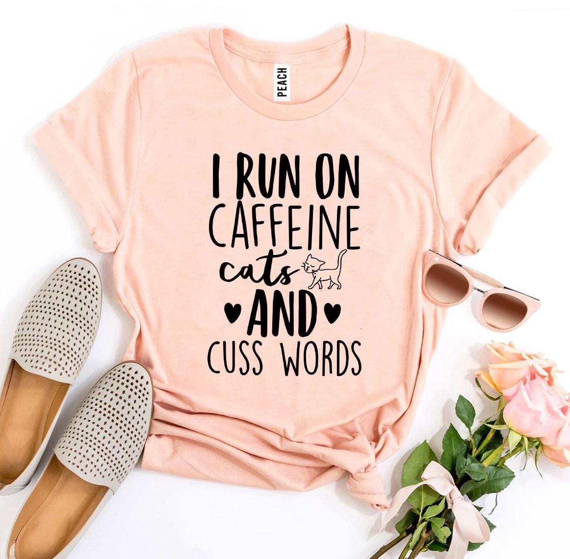 Caffeine Cats & Cuss T-shirt